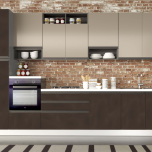 CUCINA A TITANIO 3,60MT